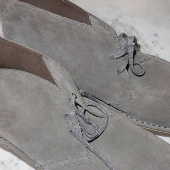 Clarks Original Desert Boots Chukka gray Sole Suede 15260 Size 12 main image 6